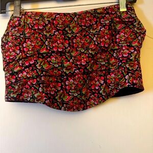 Zara Floral Patterned corset top